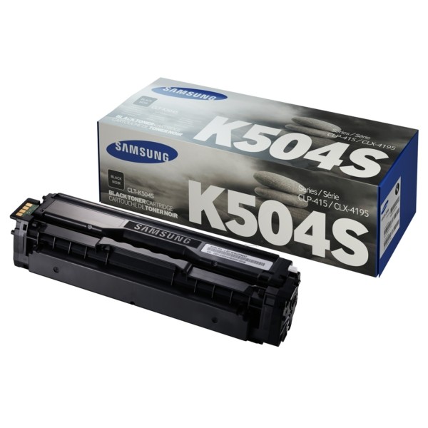 Original Toner Samsung CLT-K504S schwarz (SU158A) 