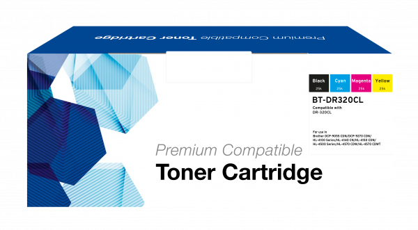 Bildtrommel, kompatibel zu Brother DR-320CL Multipack BK/C/M/Y