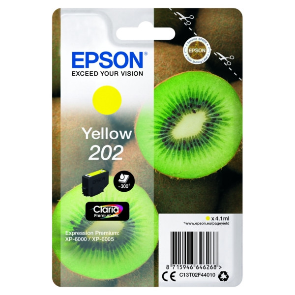 Original Tintenpatrone Epson 202 gelb (C13T02F44010)