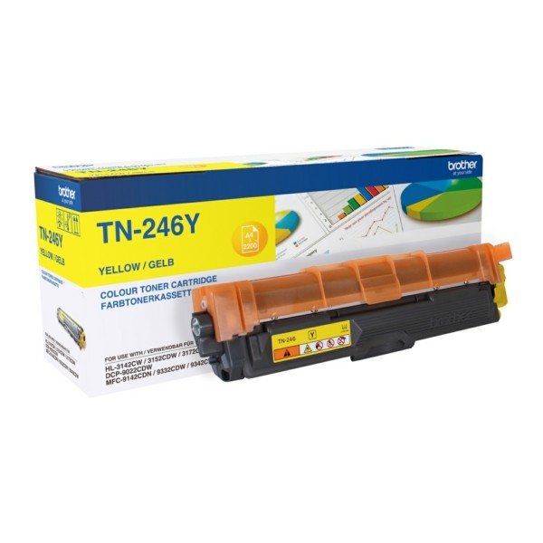 Original Toner Brother TN-246 gelb