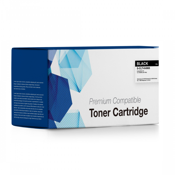 Toner, kompatibel zu Samsung CLT-K406S schwarz (SU118A)