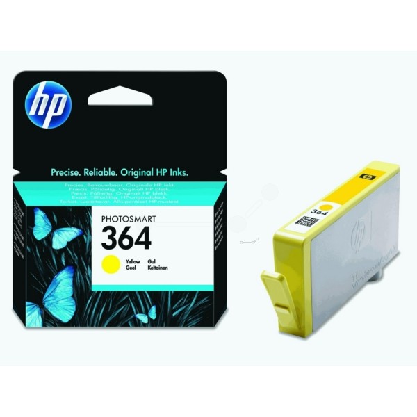 Original Tintenpatrone HP 364 gelb (CB320EE)