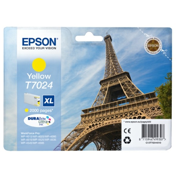 Original Tintenpatrone Epson T7024XL gelb (C13T70244010)