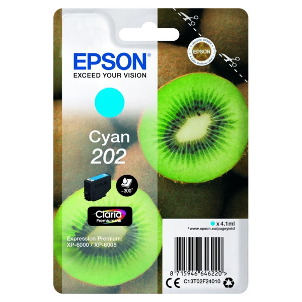 Original Tintenpatrone Epson 202 cyan (C13T02F24010)