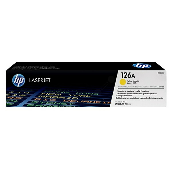 Original Toner HP CE312A gelb (126A)