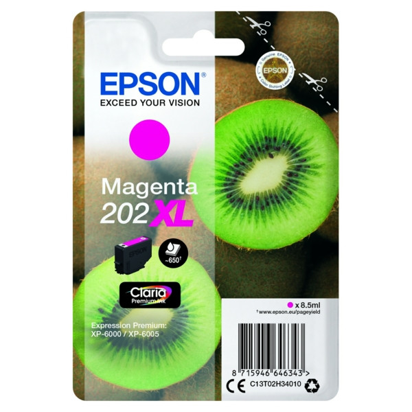 Original Tintenpatrone Epson 202XL magenta (C13T02H34010)
