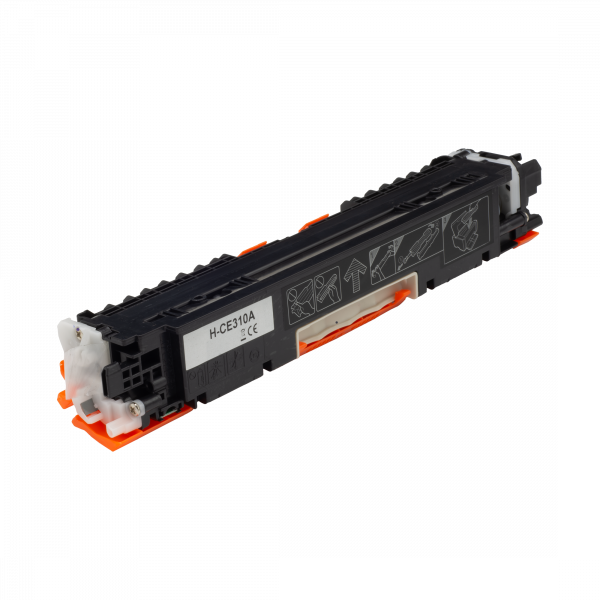 Toner, kompatibel zu HP CE310A schwarz (126A)