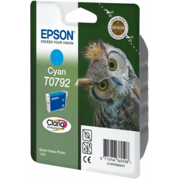 Original Tintenpatrone Epson T0792 cyan (C13T07924010)