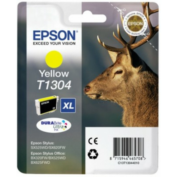 Original Tintenpatrone Epson T1304XL gelb (C13T13044012)