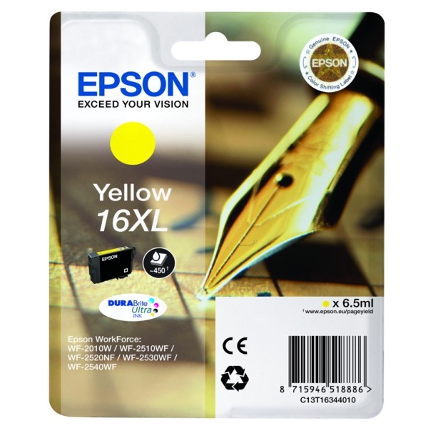 Original Tintenpatrone Epson T16XL gelb (C13T16344012)