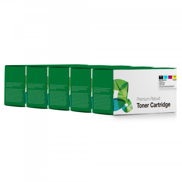 Recycelte Toner Brother TN-241/TN-245 Vorteilspack BK/BK/C/M/Y