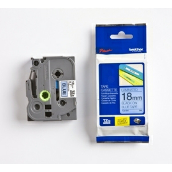Original Schriftbandkassette Brother TZE-541 schwarz auf blau (18mm x 8m) 