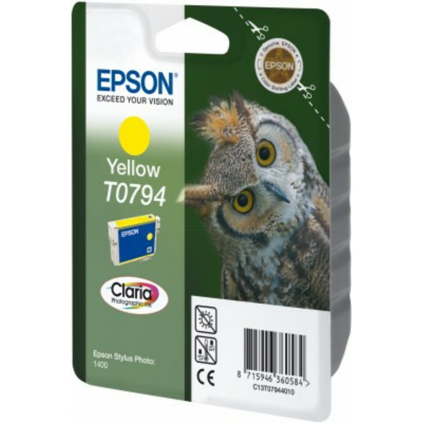 Original Tintenpatrone Epson T0794 gelb (C13T07944010)