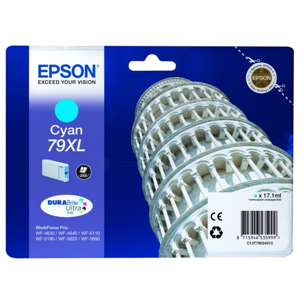 Original Tintenpatrone Epson T79XL cyan (C13T79024010)