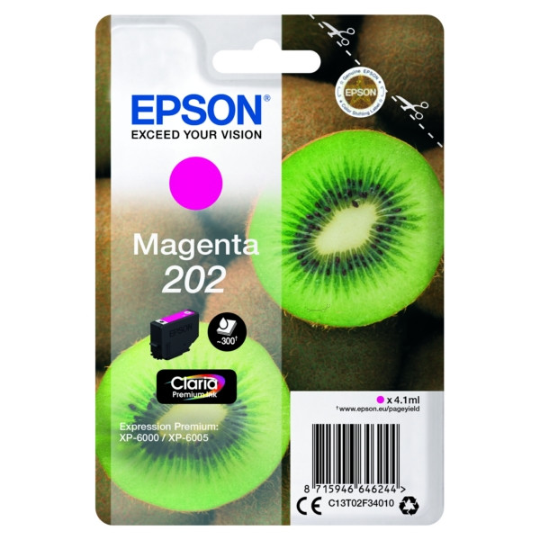 Original Tintenpatrone Epson 202 magenta (C13T02F34010)
