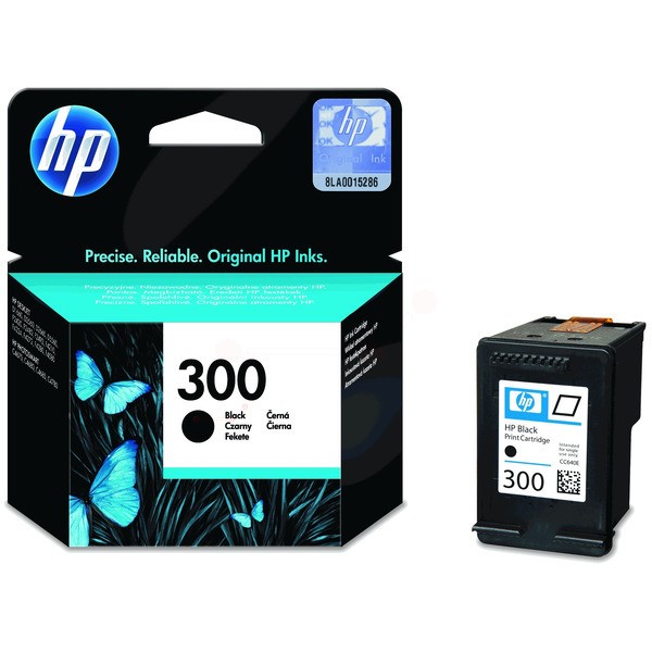 Original Druckerpatrone HP 300 schwarz (CC640EE)