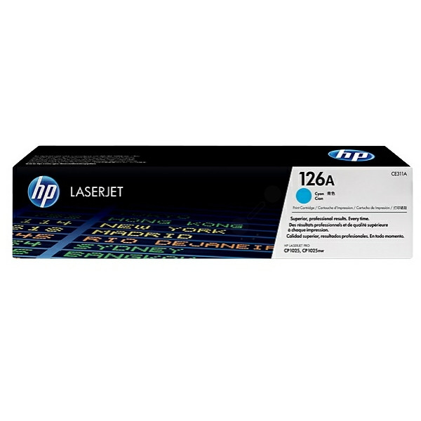 Original Toner HP CE311A cyan (126A)