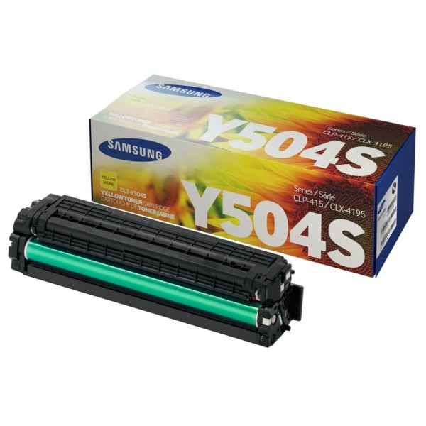 Original Toner Samsung CLT-Y504S gelb (SU502A)
