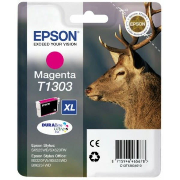 Original Tintenpatrone Epson T1303 magenta (C13T13034012)