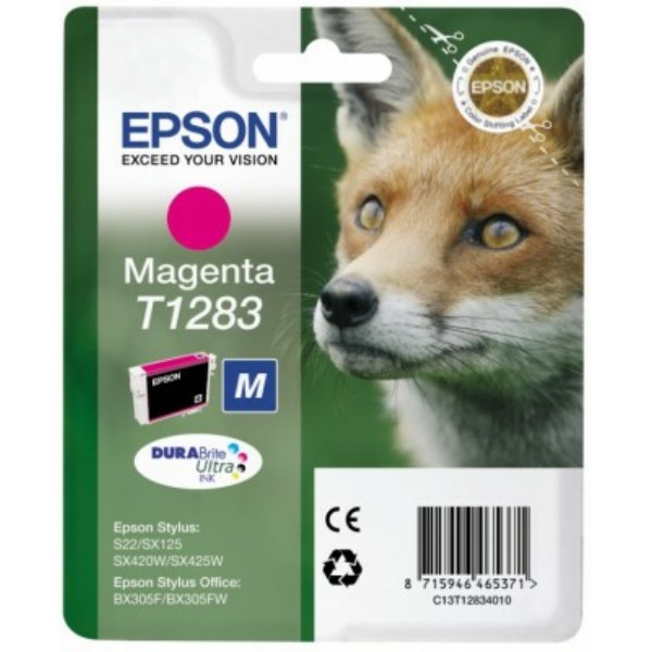 Original Tintenpatrone Epson T1283 magenta (C13T12834012)