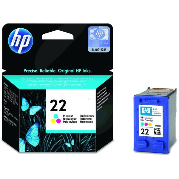 Original Druckerpatrone HP 22 color (C9352AE)