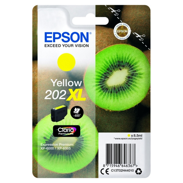 Original Tintenpatrone Epson 202XL gelb (C13T02H44010)