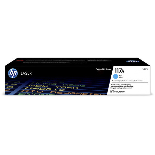 Original Toner HP W2071A cyan (117A)