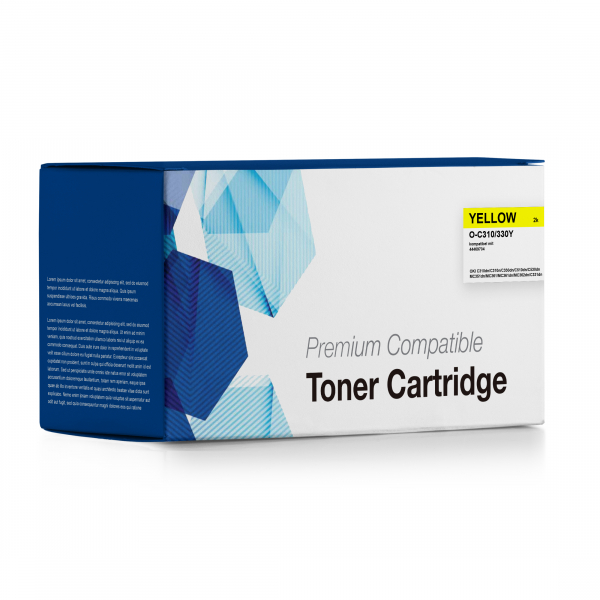 Toner, kompatibel zu OKI (44469704) gelb