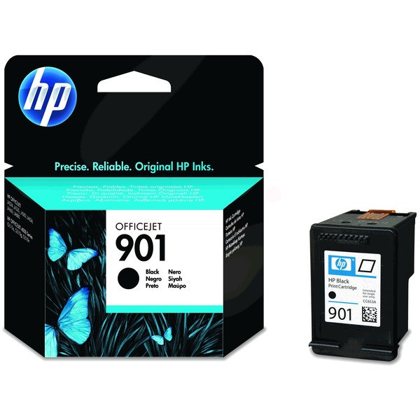 Original Tintenpatrone HP 901 schwarz (CC653AE)