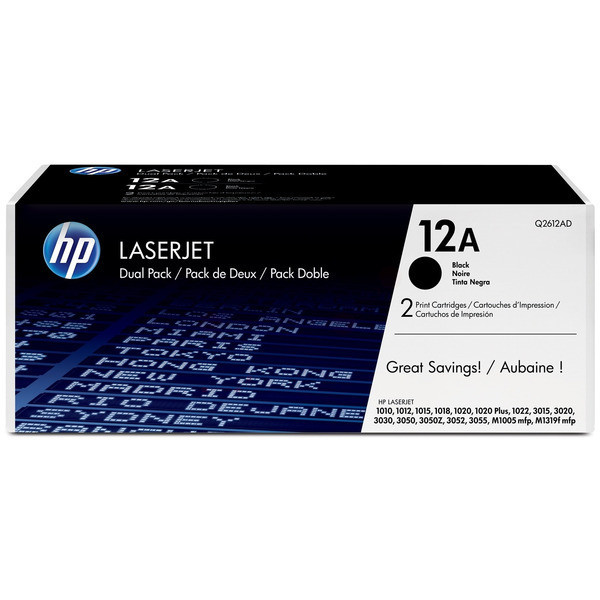 Original Toner HP Q2612AD schwarz (12AD)
