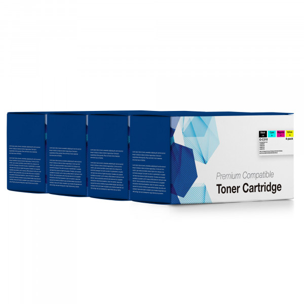 Toner, kompatibel zu OKI (44469803) (44469706) (44469705) (44469704) Multipack BK/C/M/Y