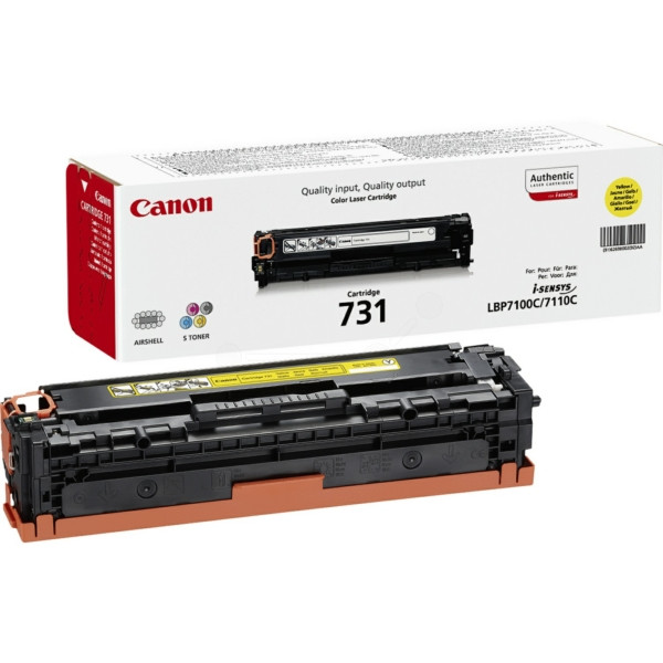 Original Toner Canon 731Y gelb (6269B002) 