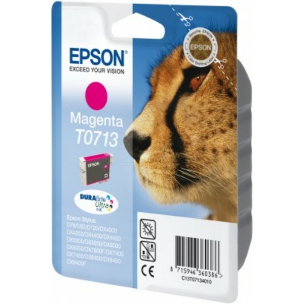 Original Tintenpatrone Epson T0713 magenta (C13T07134012)