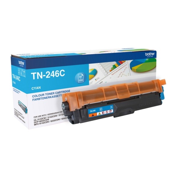 Original Toner Brother TN-246 cyan