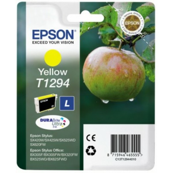 Original Tintenpatrone Epson T1294 gelb (C13T12944012)