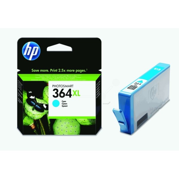 Original Tintenpatrone HP 364XL cyan (CB323EE)