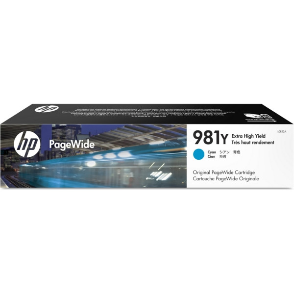 Original Tintenpatrone HP 981Y cyan (L0R13A)