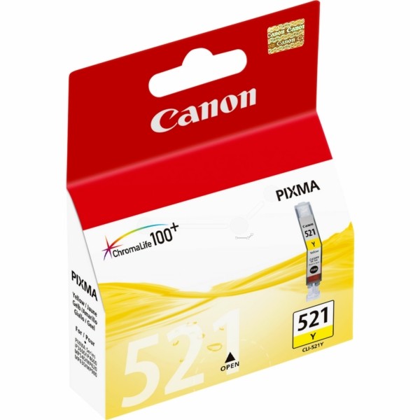 Original Tintenpatrone Canon CLI-521 gelb (2936B001)