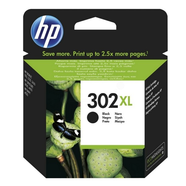Original Druckerpatrone HP 302XL schwarz (F6U68AE)