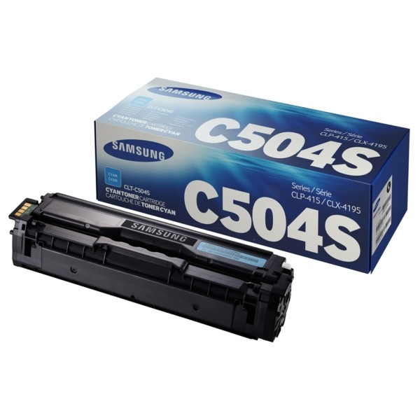Original Toner Samsung CLT-C504S cyan (SU025A)