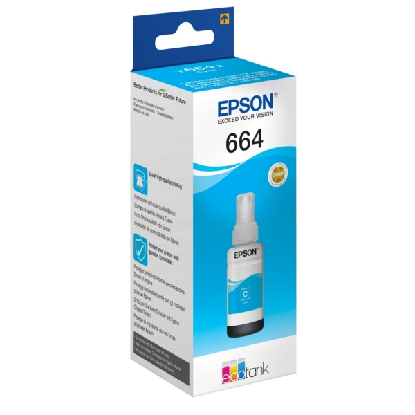 Original Tintenpatrone Epson 664 cyan (C13T664240)