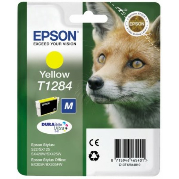 Original Tintenpatrone Epson T1284 gelb (C13T12844012)