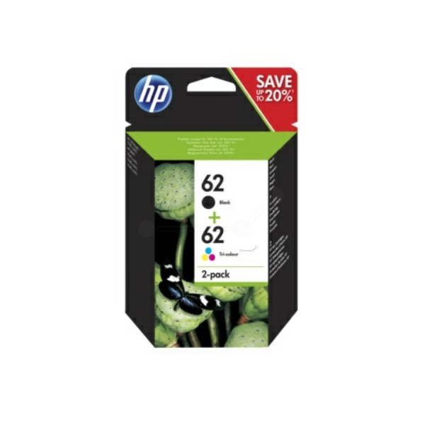 Original Druckerpatronen HP 62 Multipack BK/CL (N9J71AE)