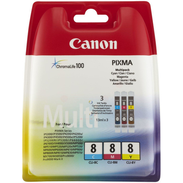 Original Tintenpatronen Canon CLI-8 multipack (0621B029)