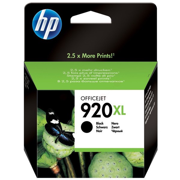 Original Tintenpatrone HP 920XL schwarz (CD975AE)