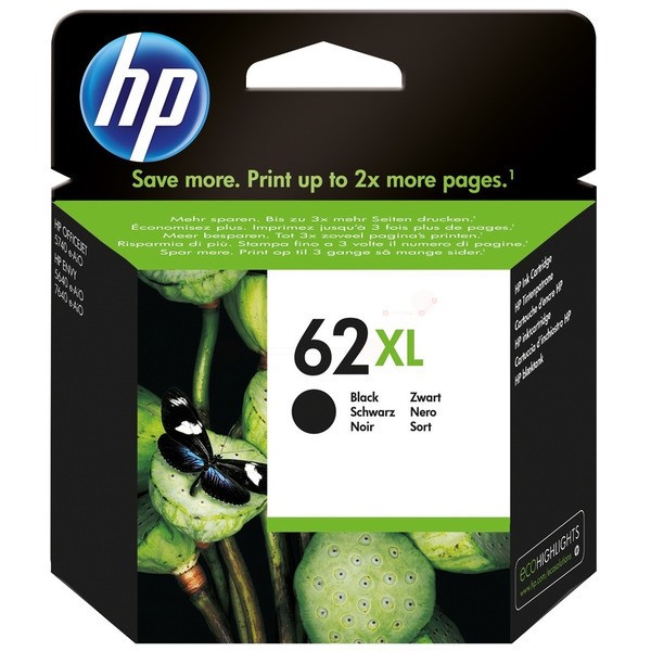 Original Druckerpatrone HP 62XL schwarz (C2P05AE)