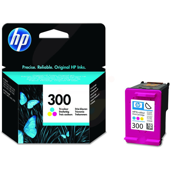Original Druckerpatrone HP 300 color (CC643EE)