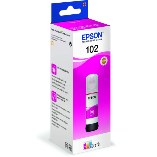 Original Tintenflasche Epson 102 magenta (C13T03R340)