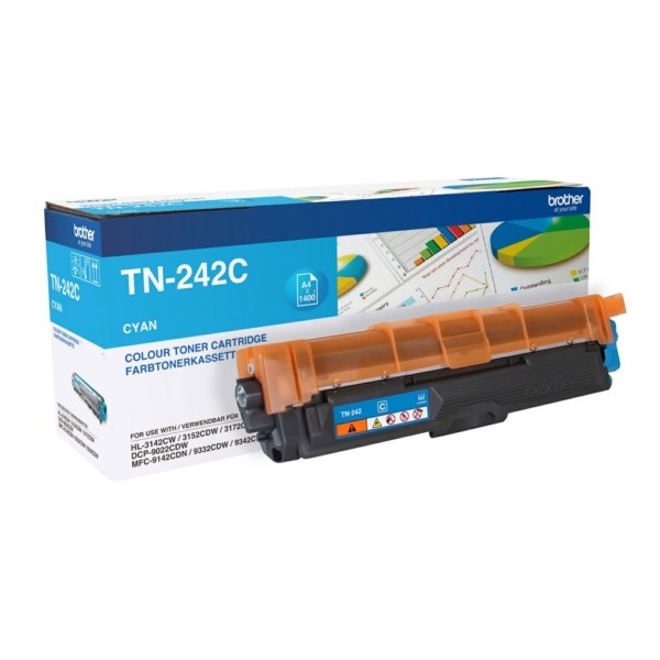 Original Toner Brother TN-242 cyan
