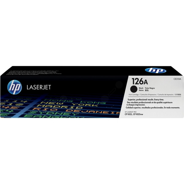 Original Toner HP CE310A schwarz (126A) 